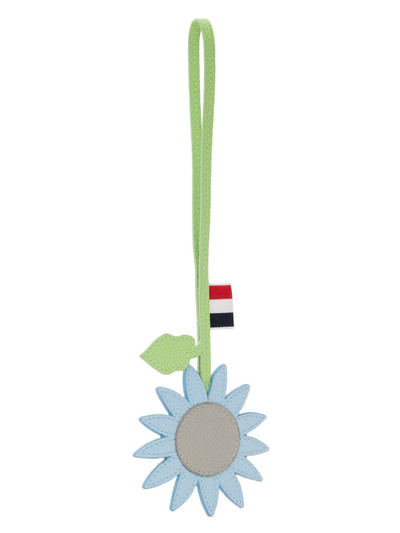 Thom Browne Green & Blue Flower Luggage Tag outlook