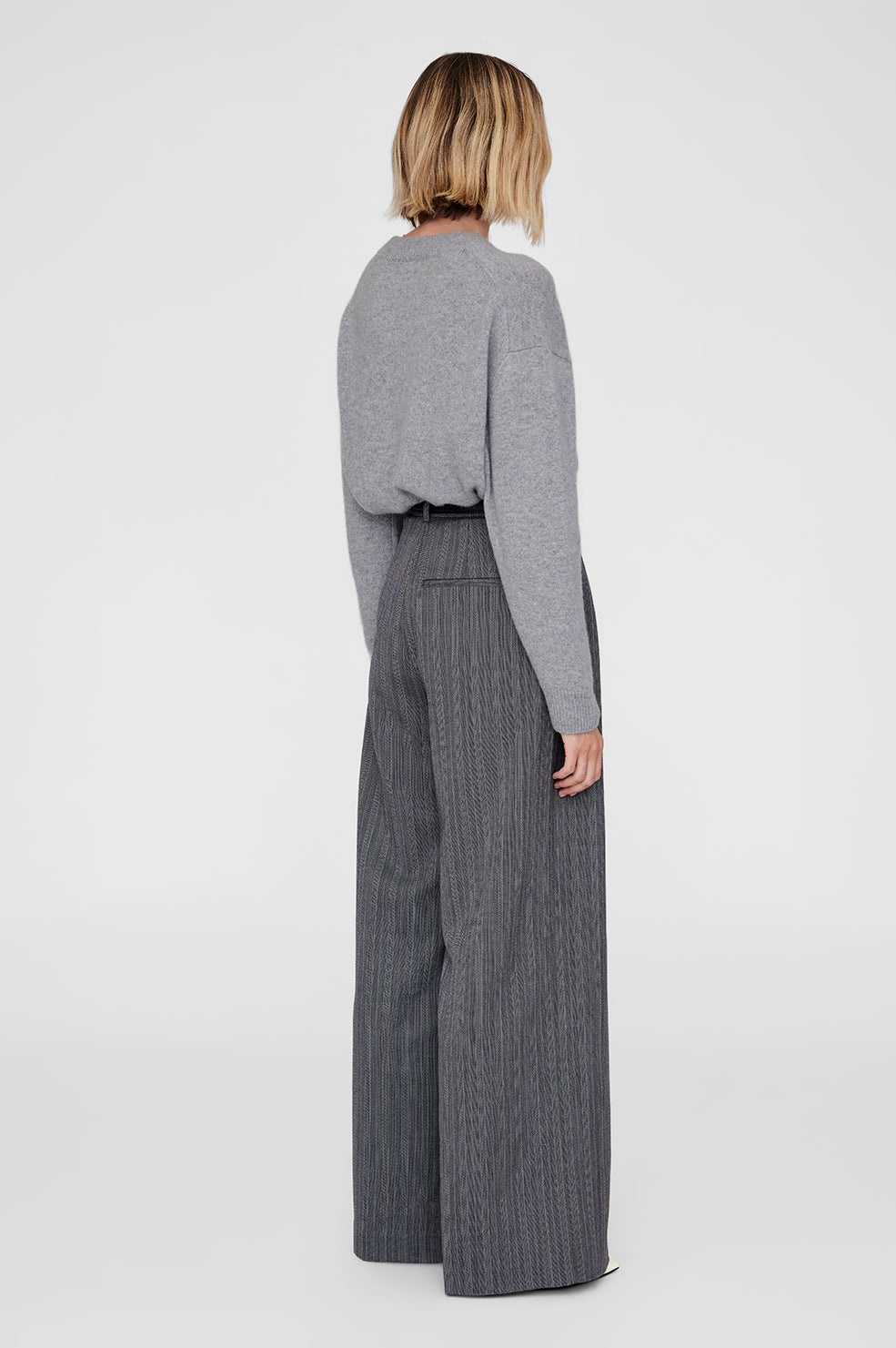 Lee Crew Sweater - Medium Heather Grey - 3