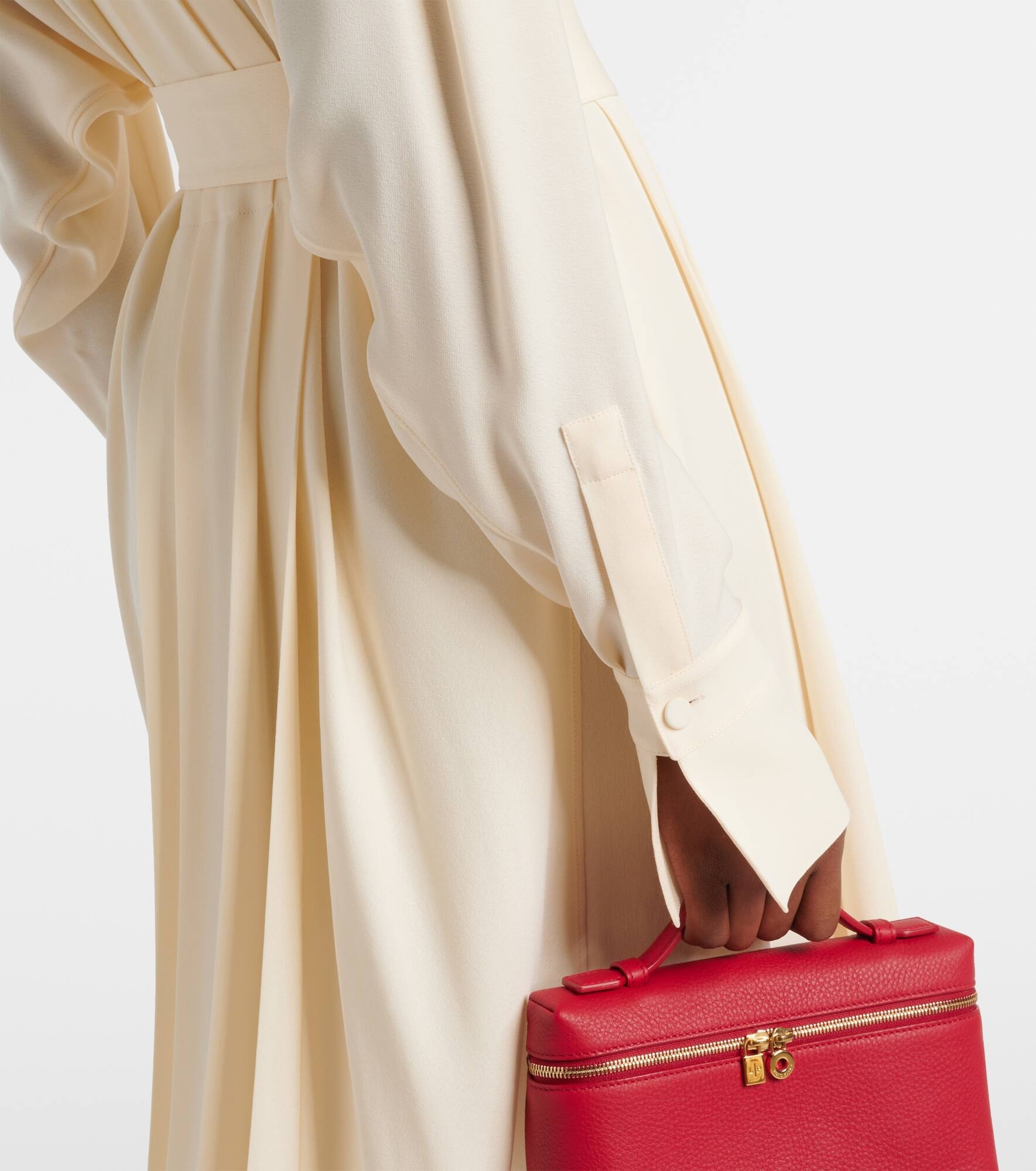 Lorely pleated georgette midi dress - 7