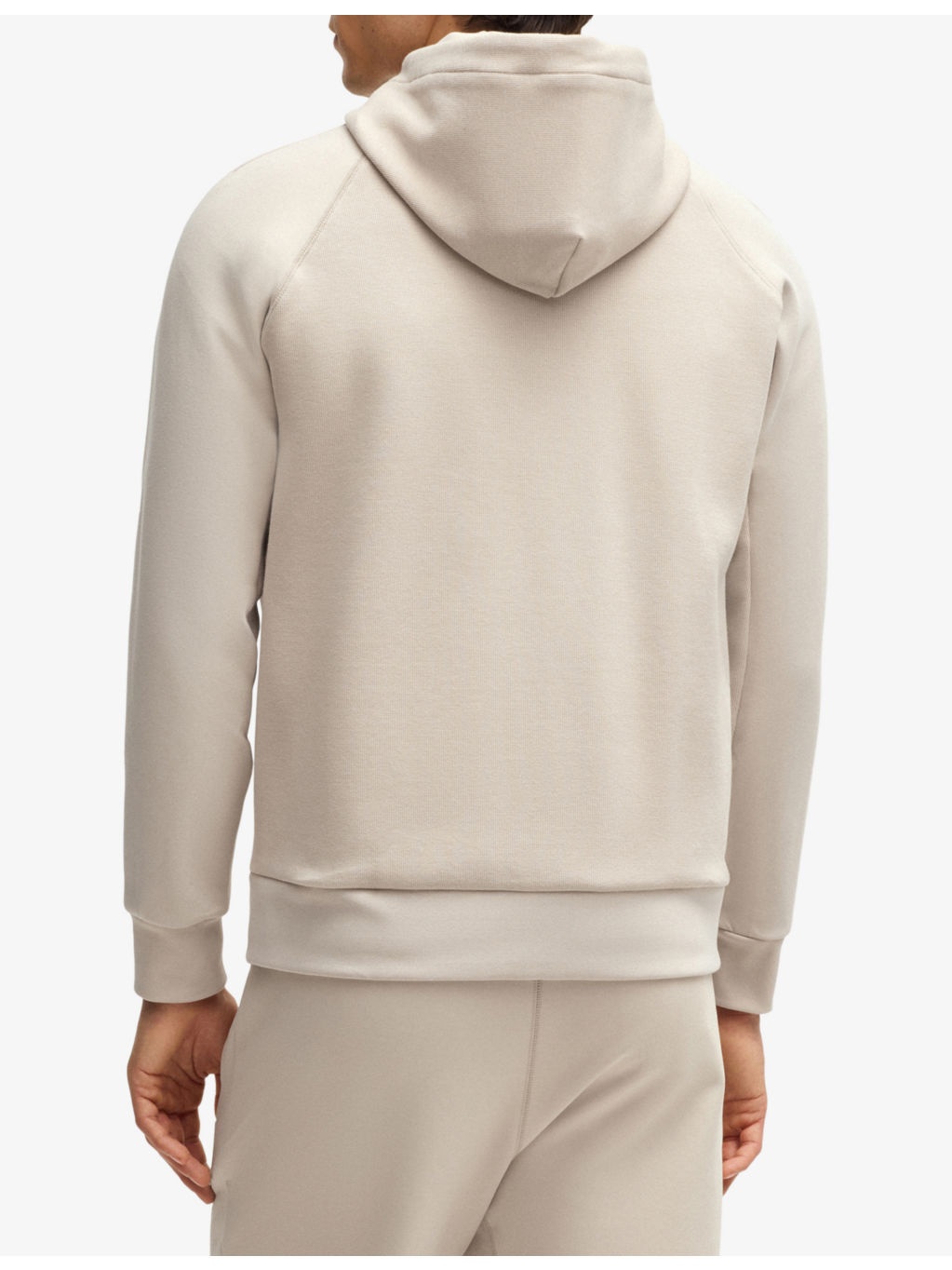 Logo-Patch Zip-Up Cotton-Blend Hoody - 4