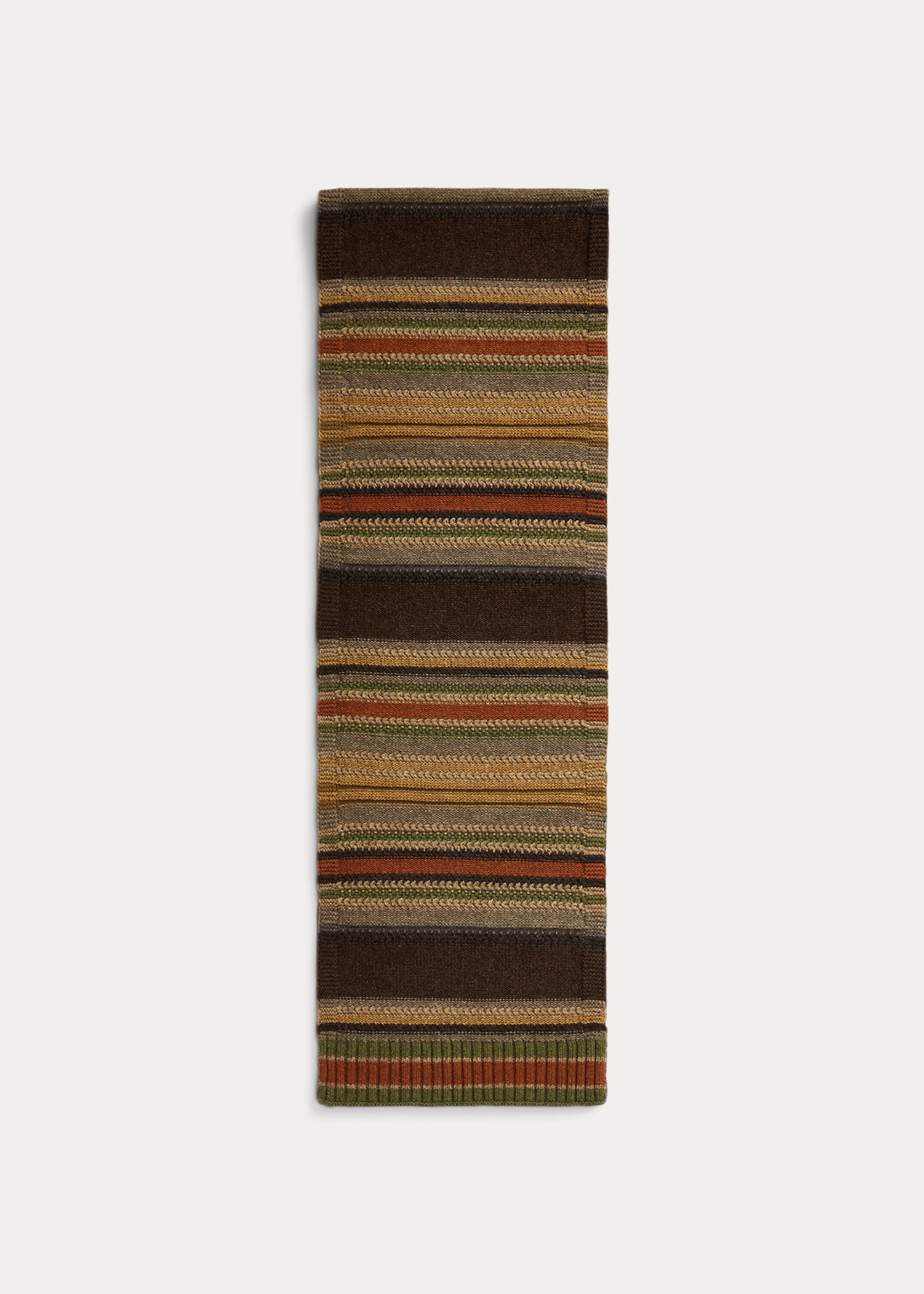 Striped Wool Scarf - 3