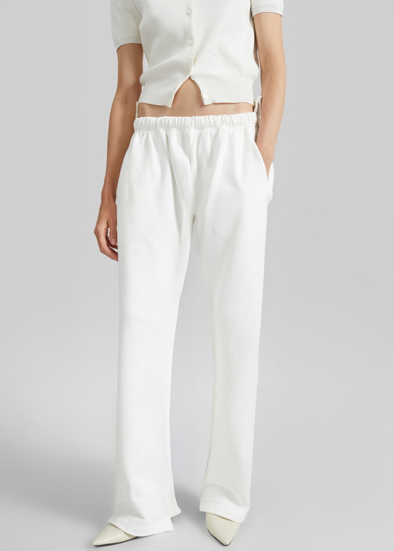 Bettter Track Denim Trousers - White 4