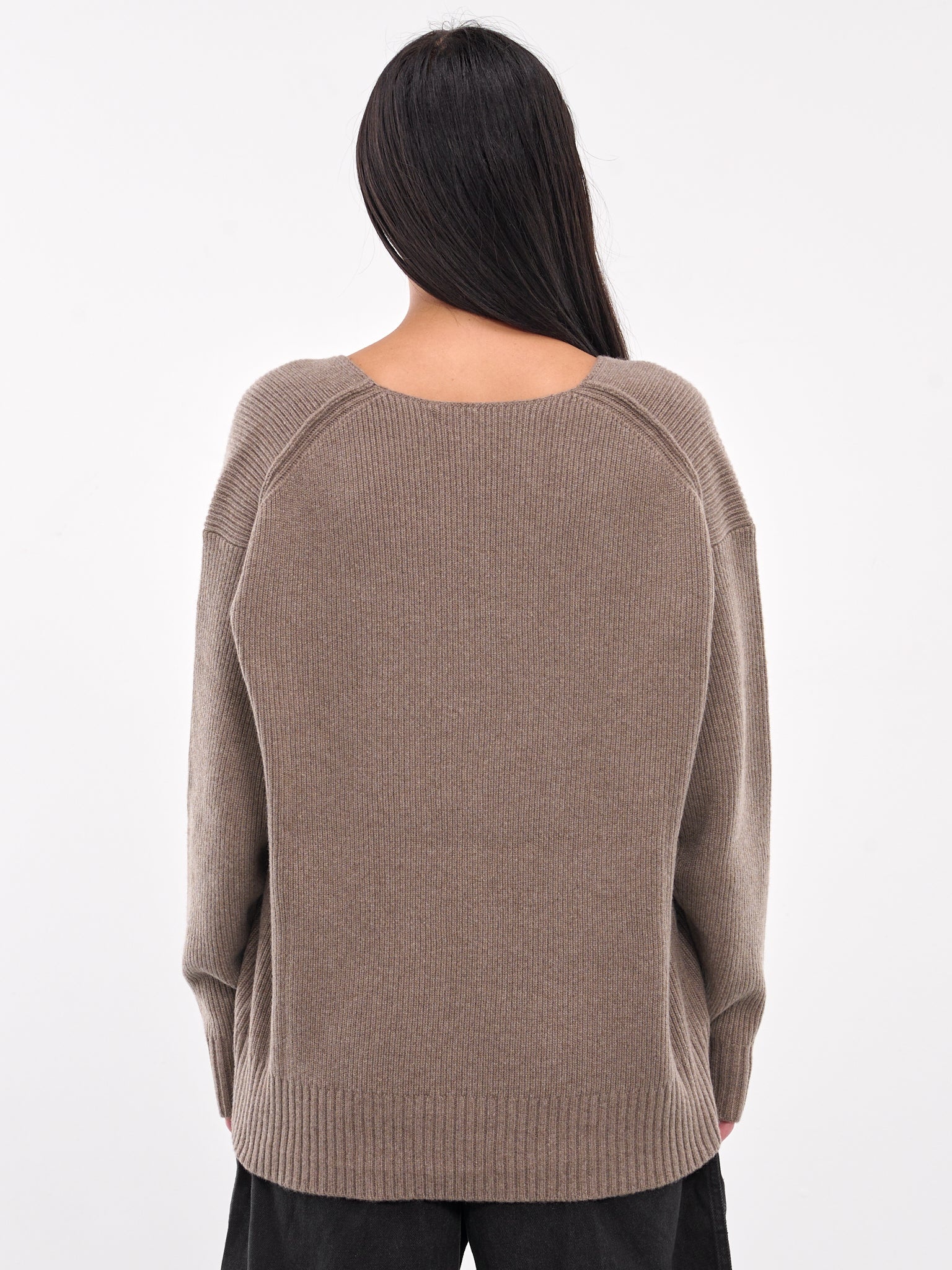 Cashmere V-Neck Sweater - 3