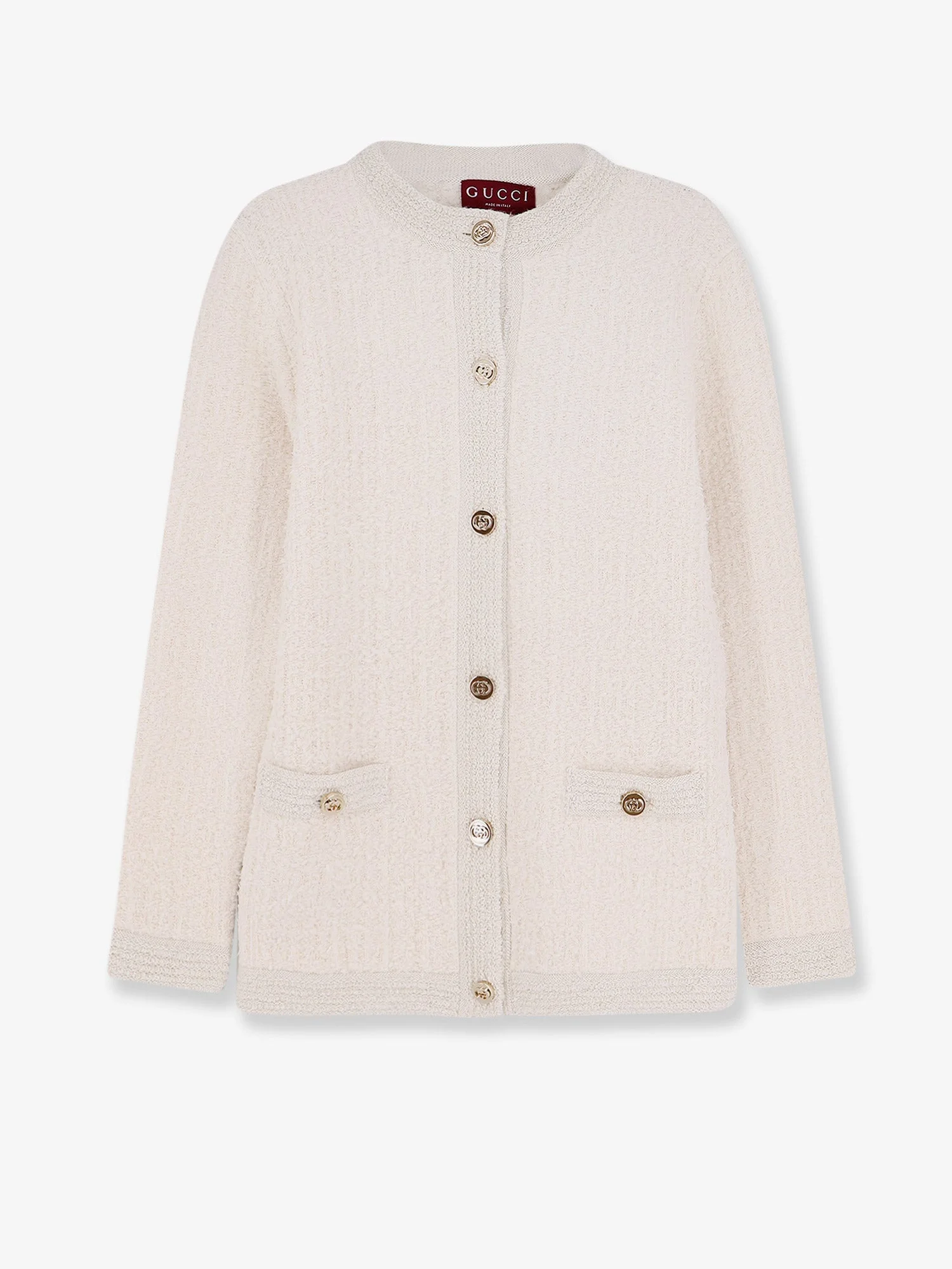 Gucci Wool And Cotton Blend Cardigan - 1