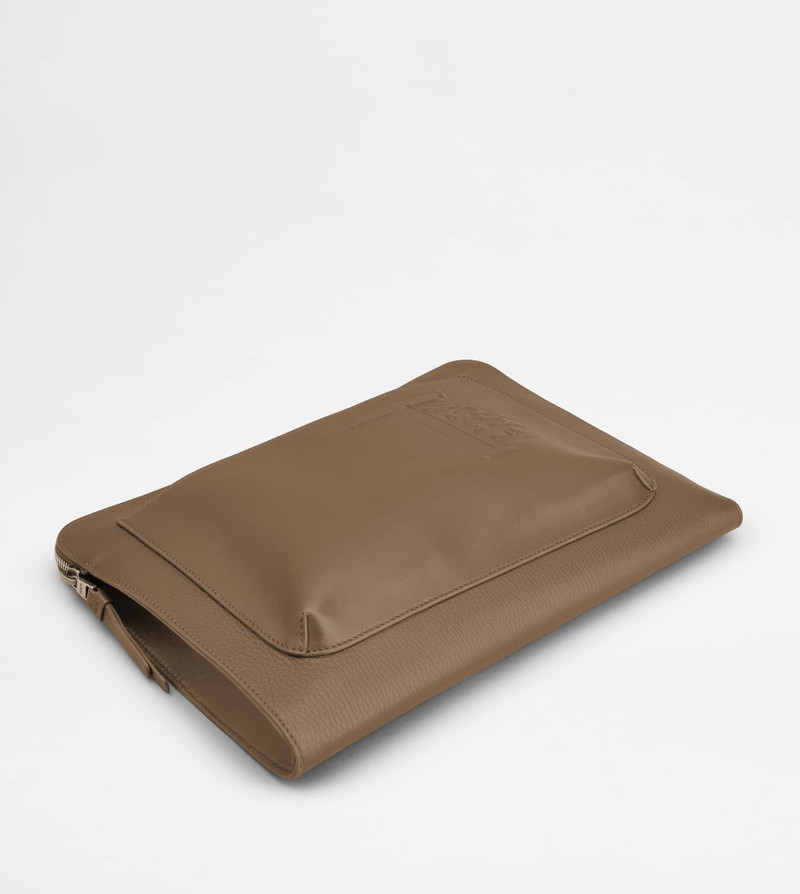 Tod's BAG IN LEATHER SMALL - BROWN outlook
