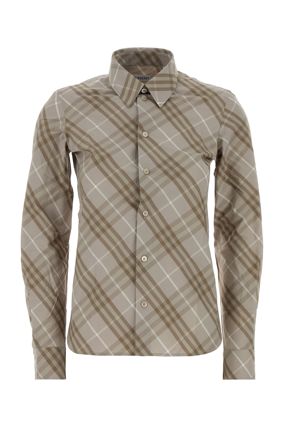 Embroidered poplin shirt - 1