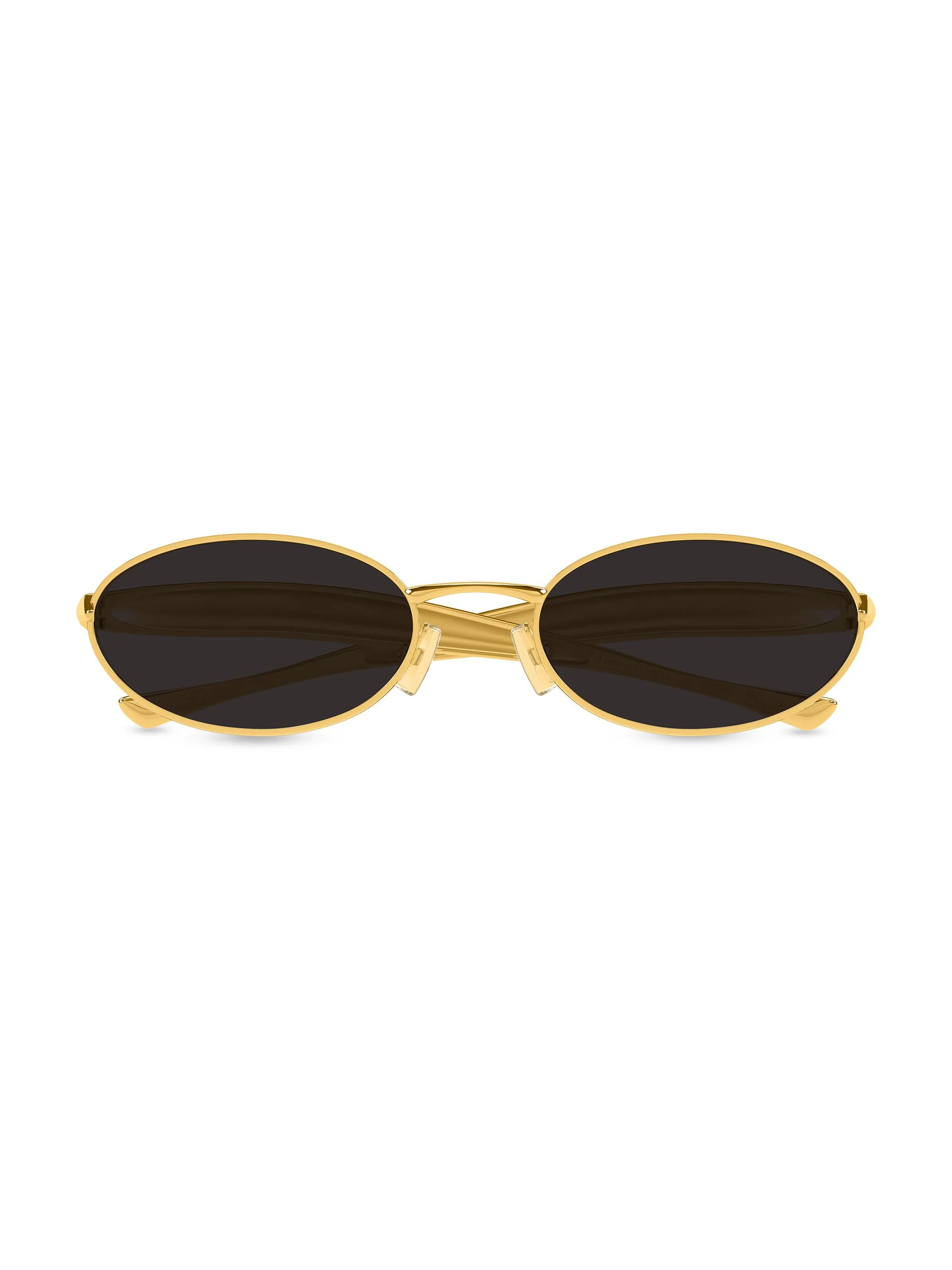 Women's 56MM Oval Sunglasses - Gold - 1