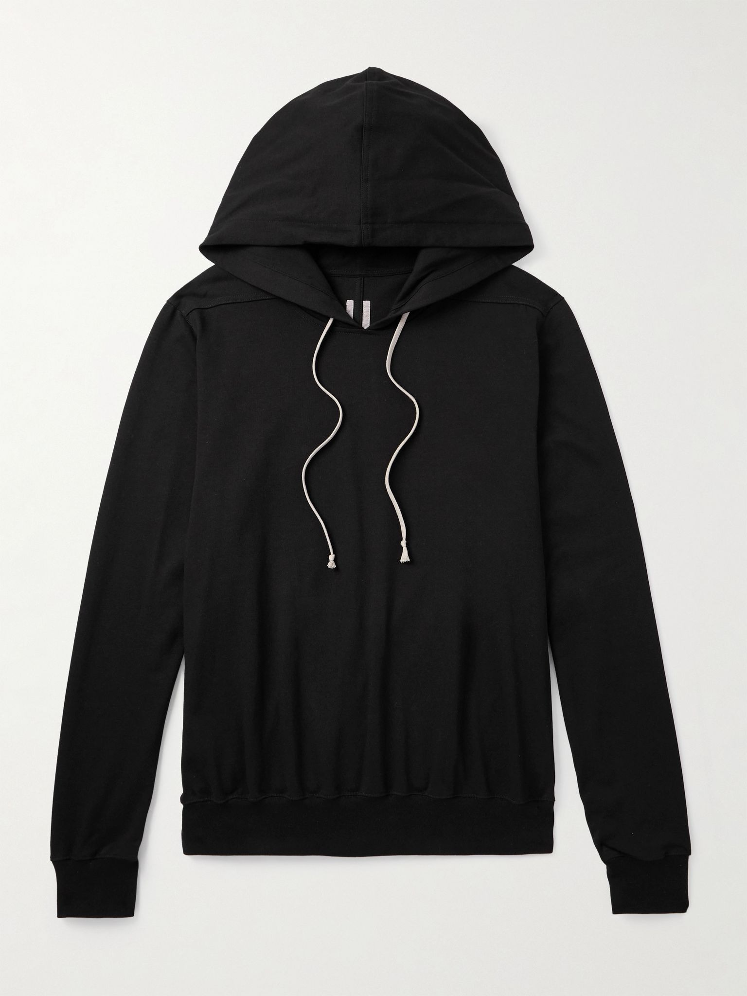 Organic Cotton-Jersey Hoodie Black - 1