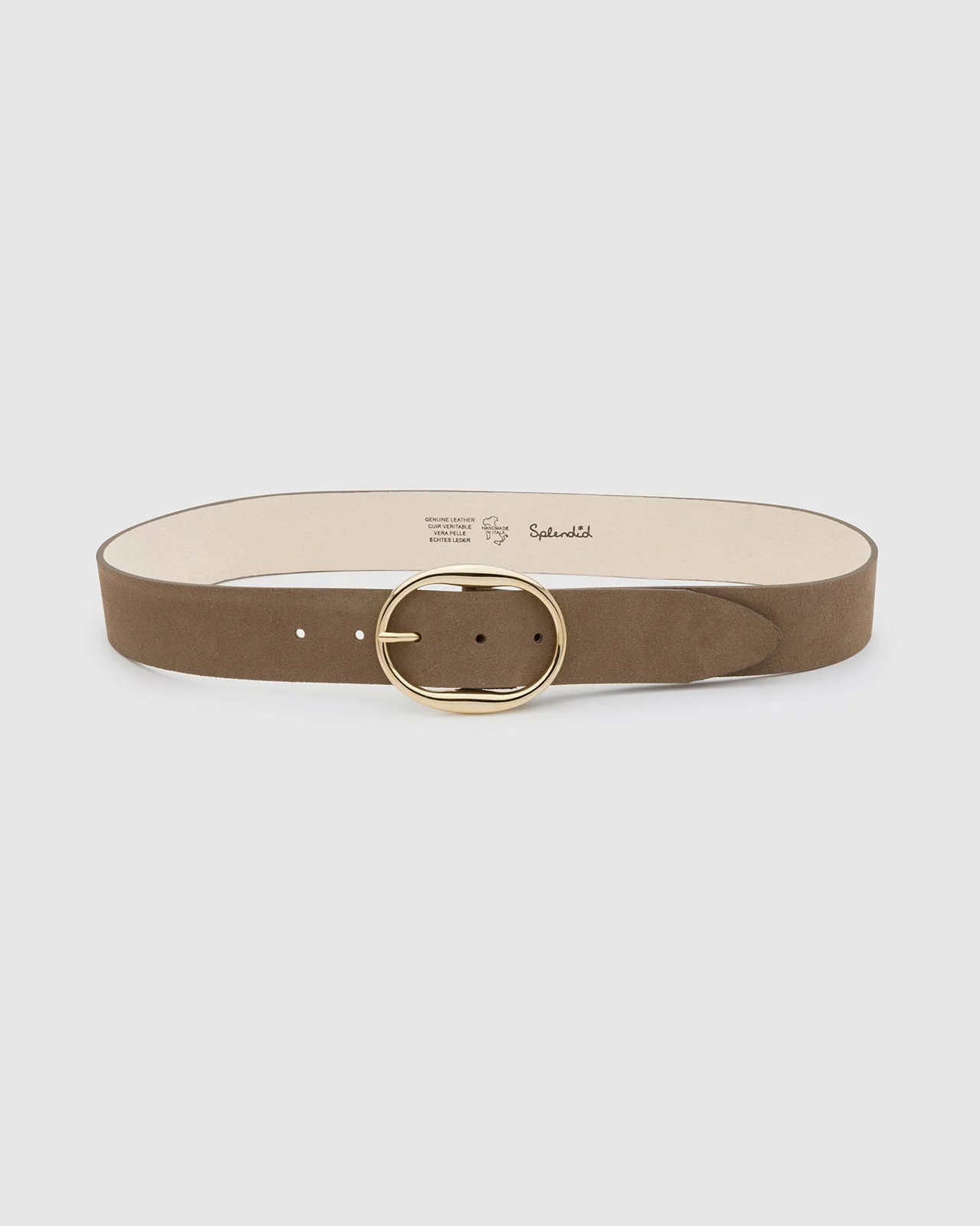 Wide Suede Belt - 1