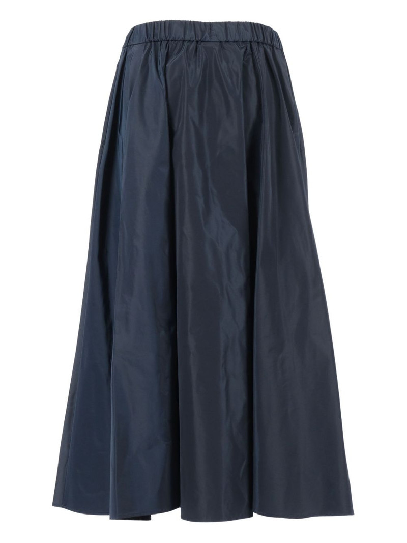Aspesi elastic-waist flared midi skirt outlook