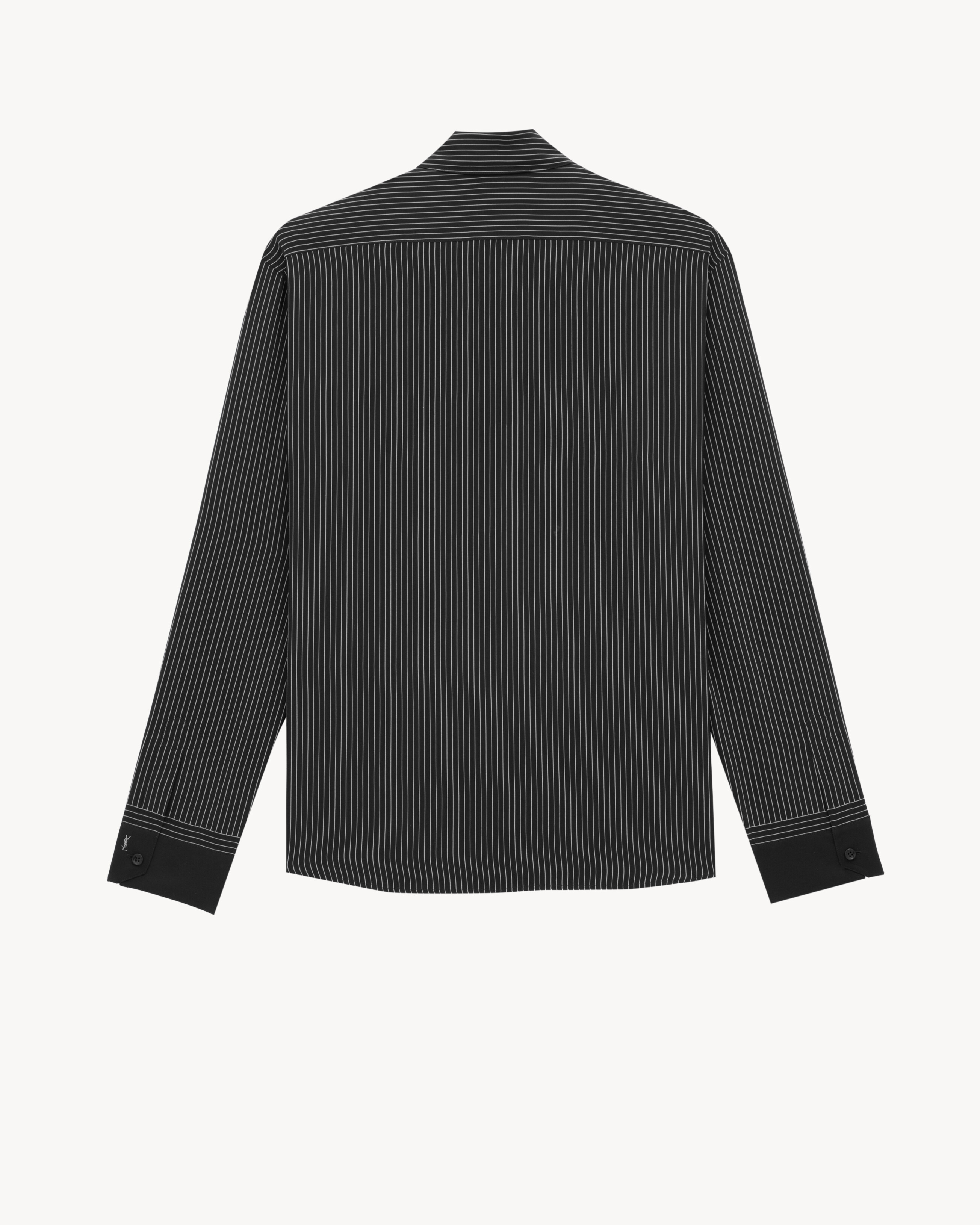 CASSANDRE SHIRT IN STRIPED SILK - 2