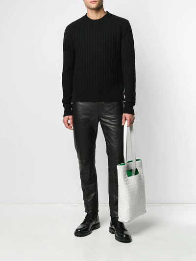 Bottega Veneta ribbed knitted jumper outlook