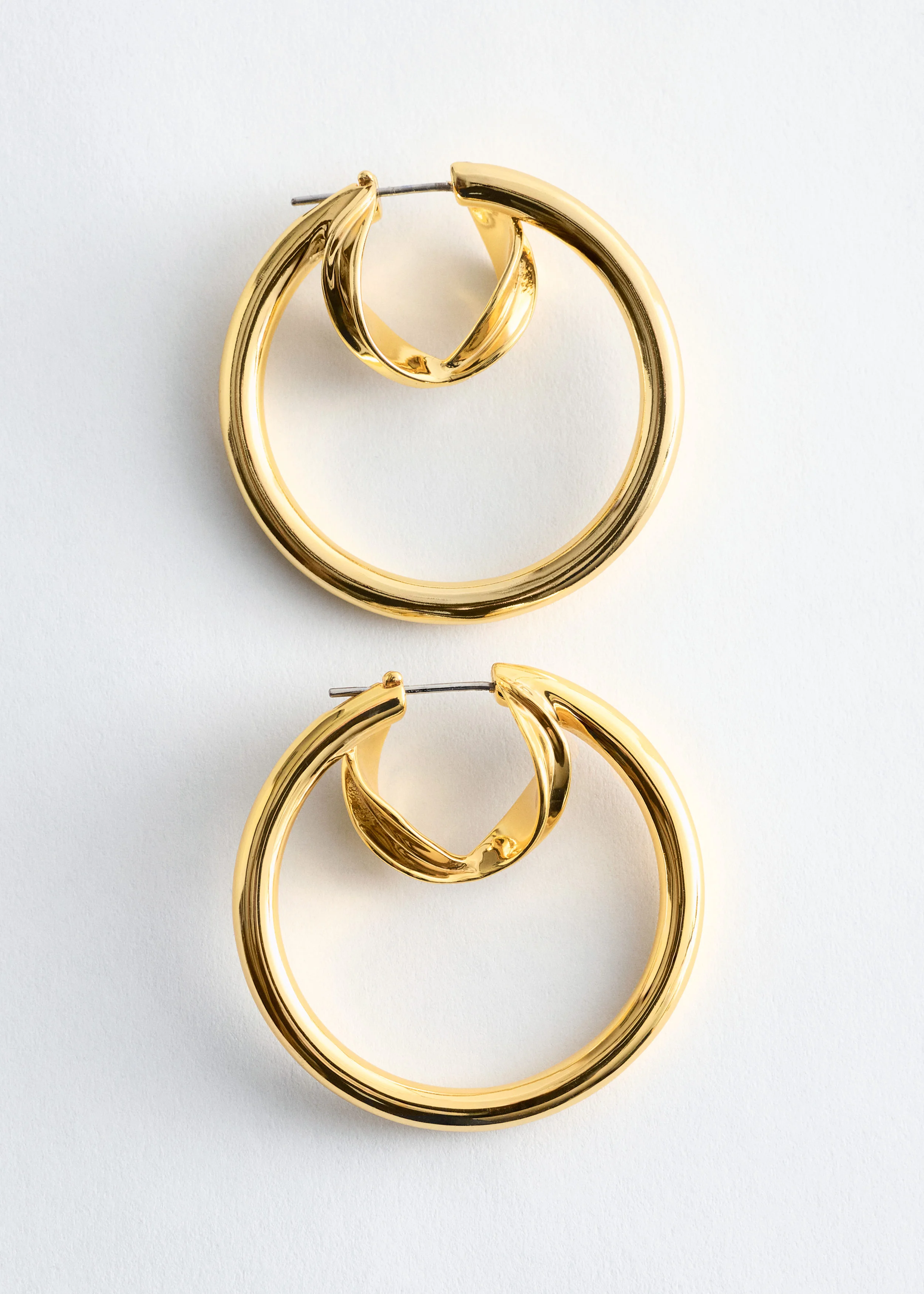 Double Hoop Earrings - 1