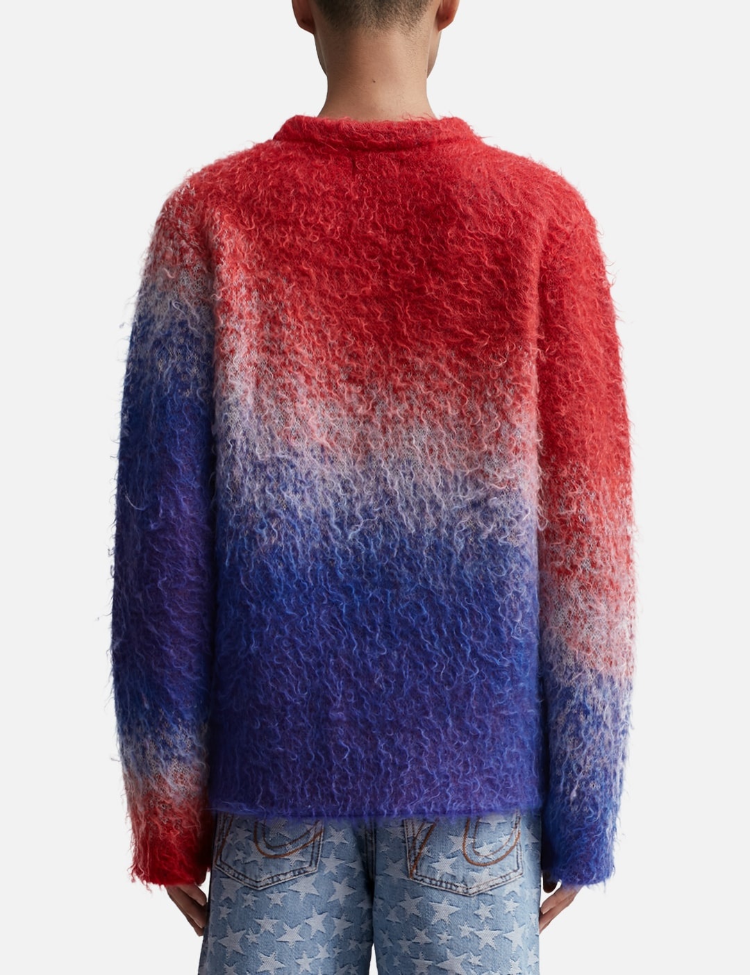 Gradient mohair-blend sweater in multicoloured - ERL | Mytheresa