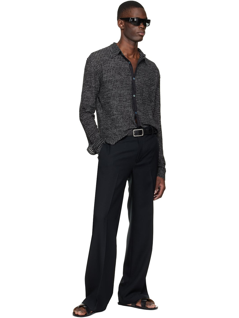 Stockholm Surfboard Club Black Knitted Shirt outlook