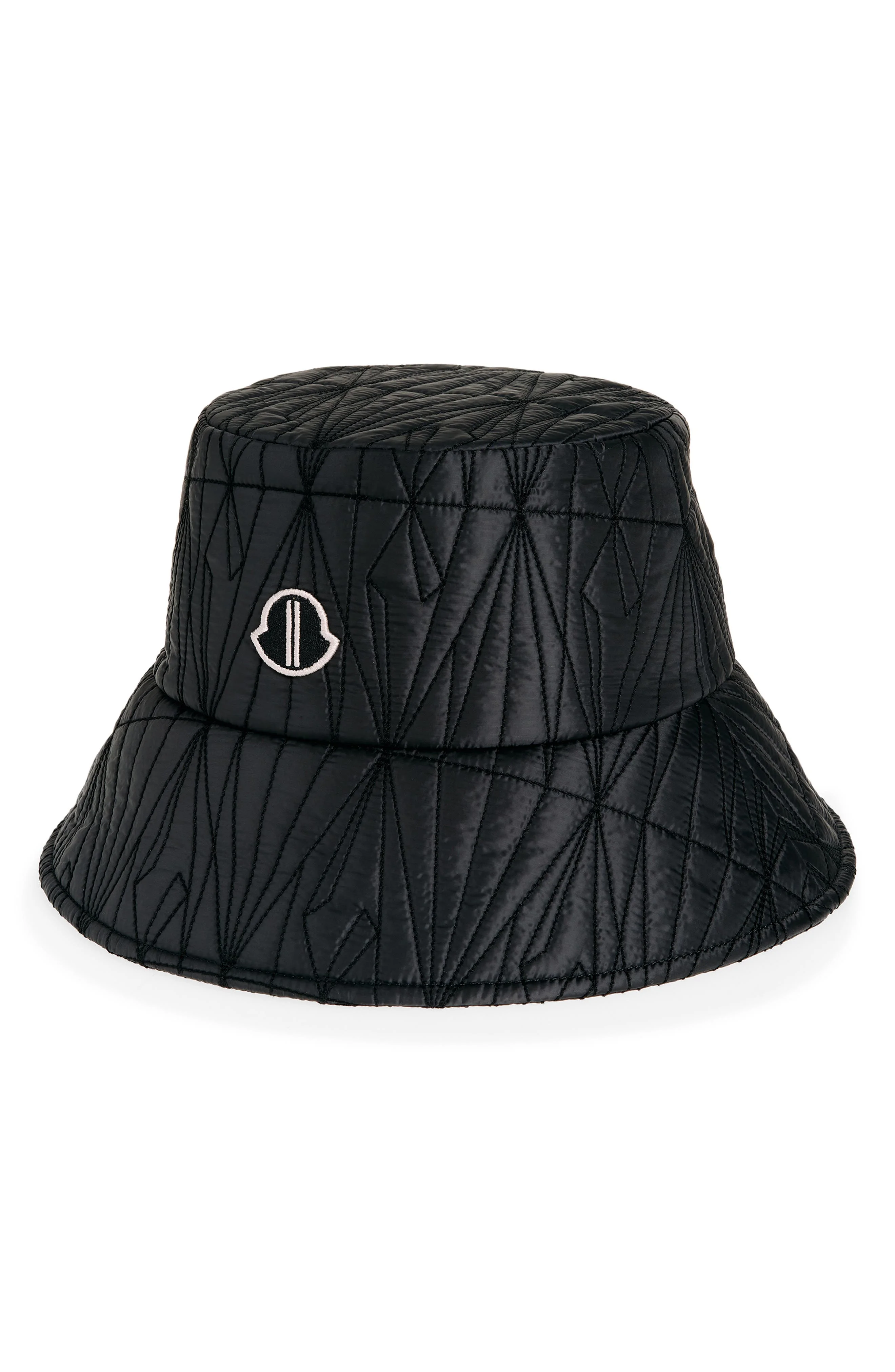 Moncler Quilted Bucket Hat in Black at Nordstrom - 1