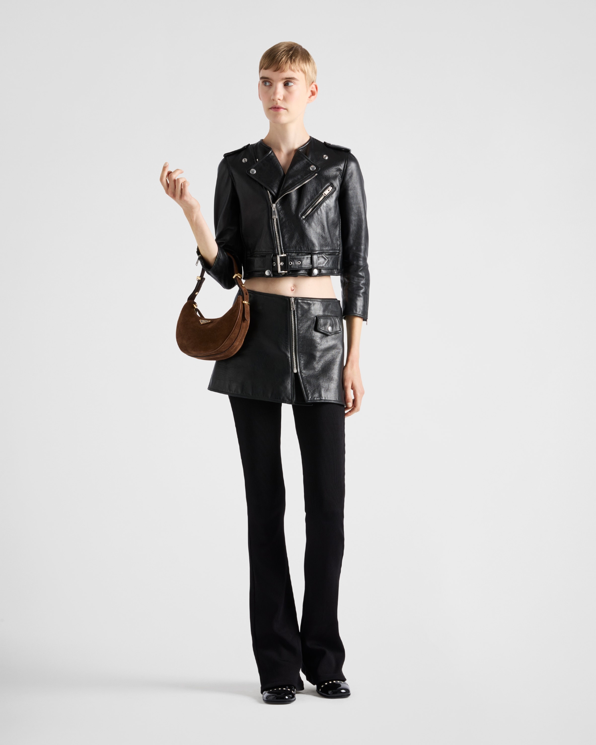 Leather biker jacker - 2