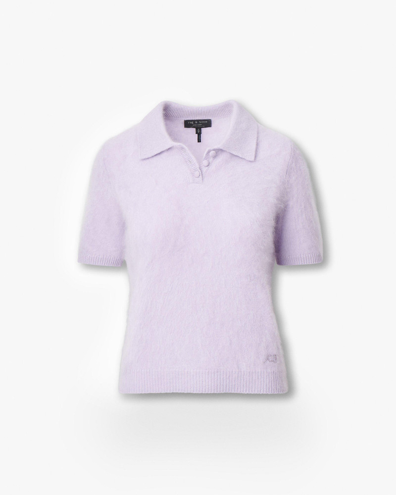 Jada Brushed Cashmere Polo 1