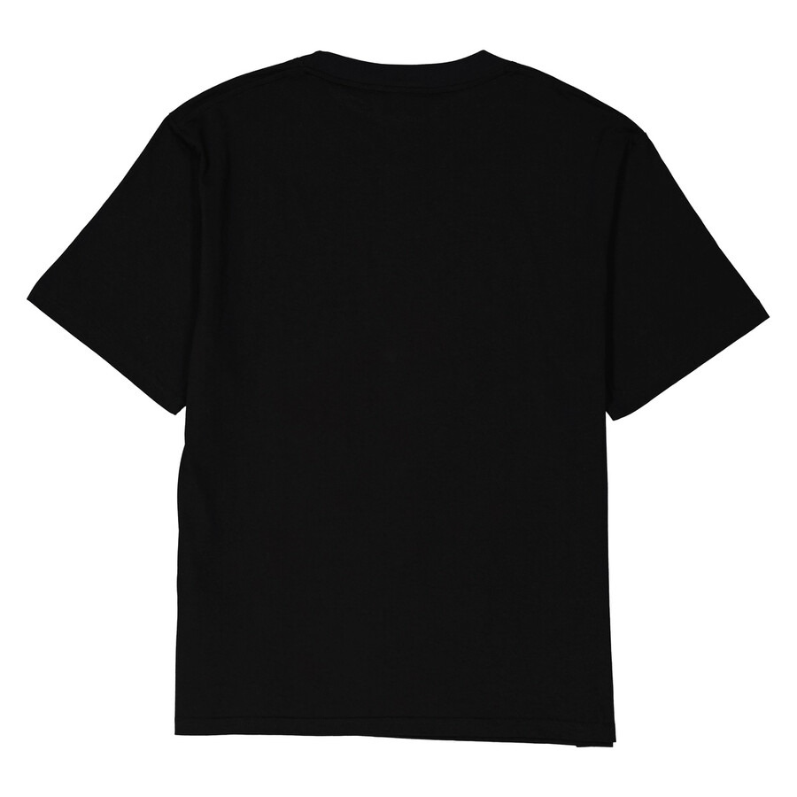 GCDS Black Graffiti Print Cotton T-Shirt - 2