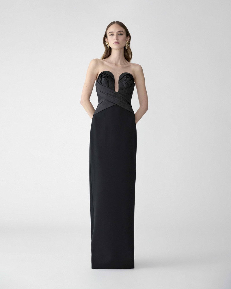 CAROLINA HERRERA U-Neckline Column Gown outlook