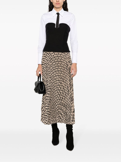 Valentino Toile Iconographe silk skirt outlook