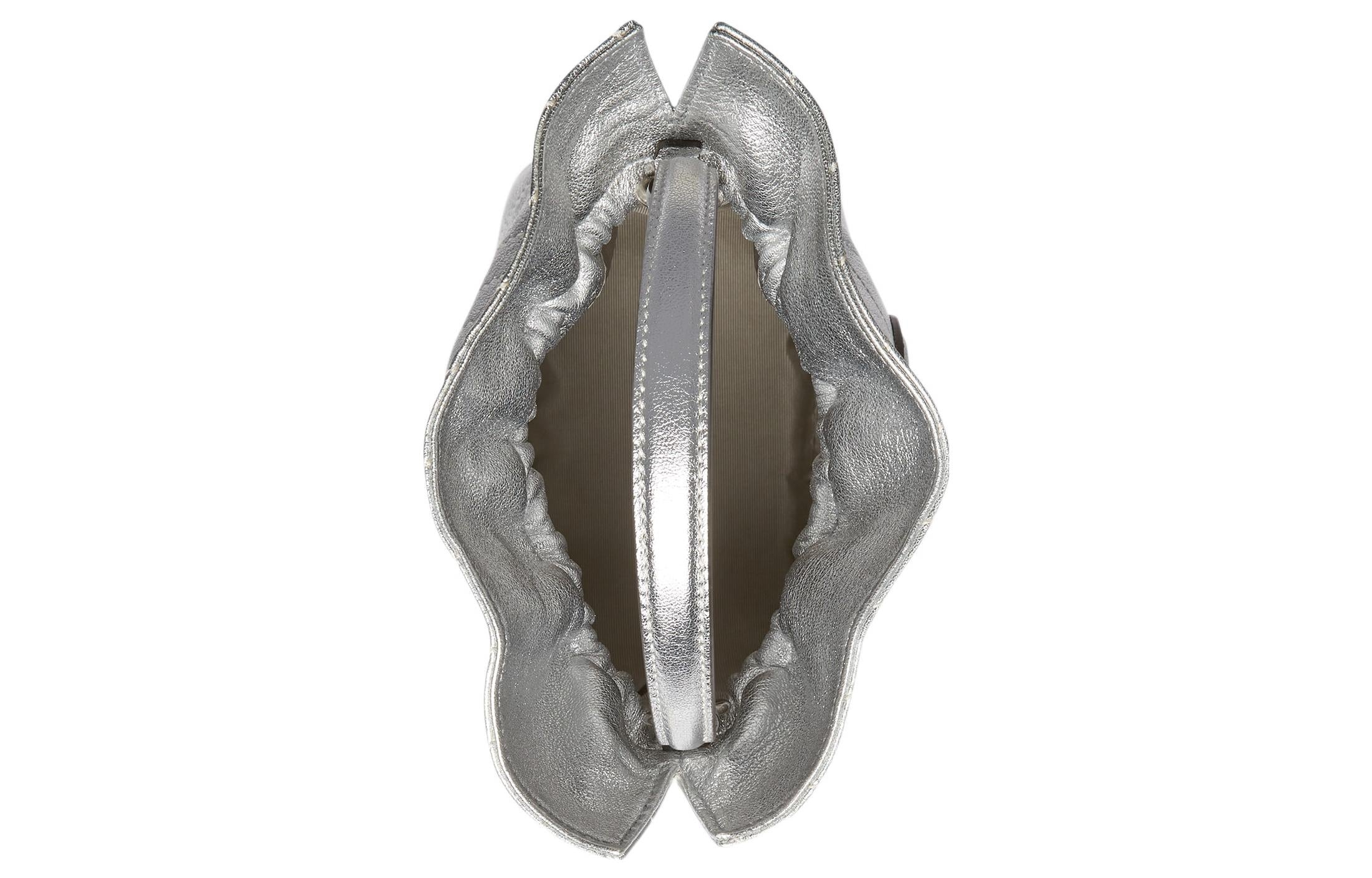 (WMNS) Gucci Blondie Mini Bucket Bag 'Silver Leather' 760313-AACT3-8106 - 6