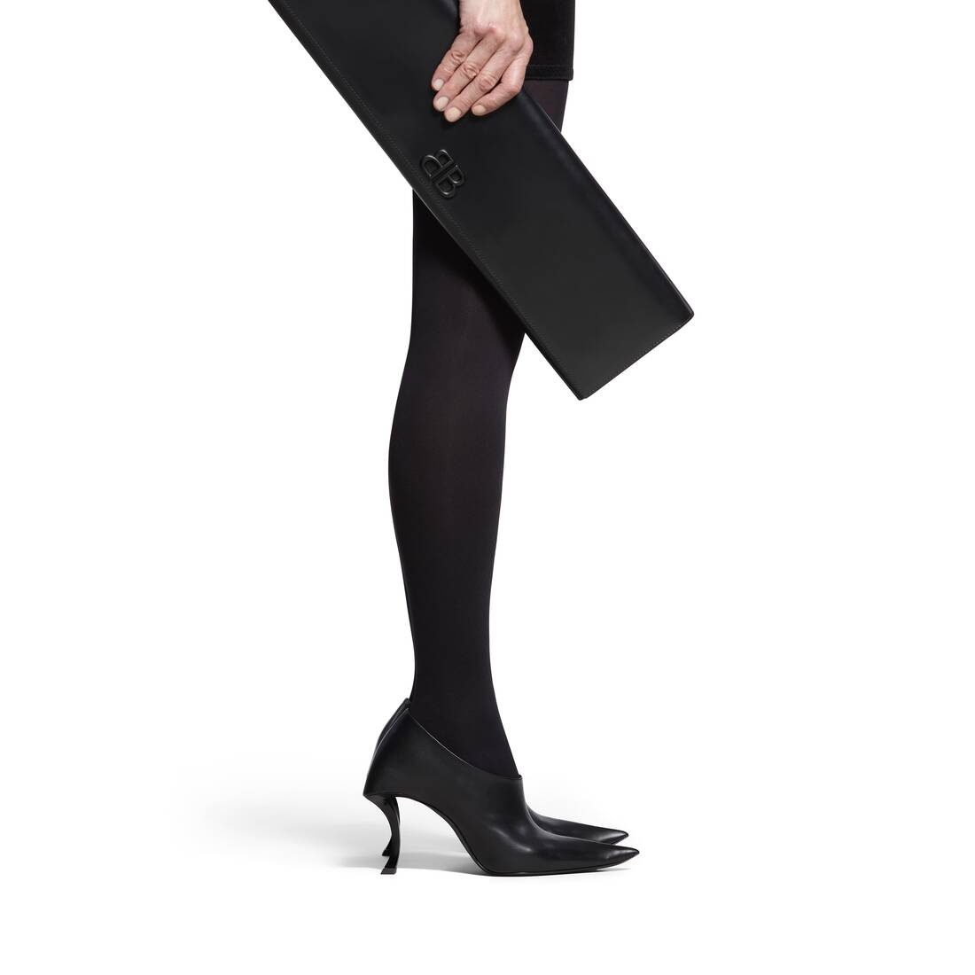 Women's Hourglass 100mm Pump in Black - 9