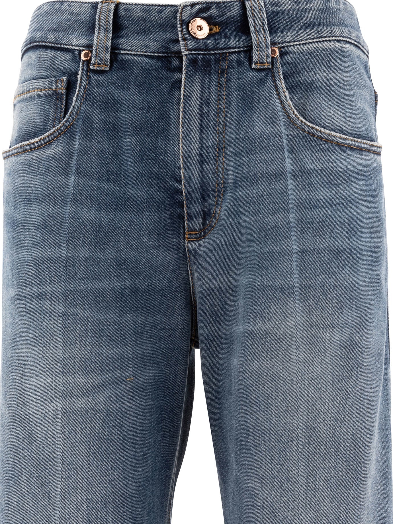 Brunello Cucinelli Jeans With Shiny Tab - 3