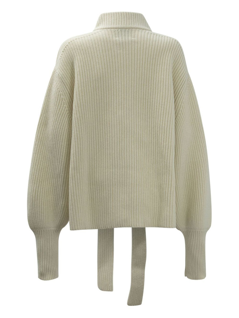 SA SU PHI tie-waist cardigan outlook