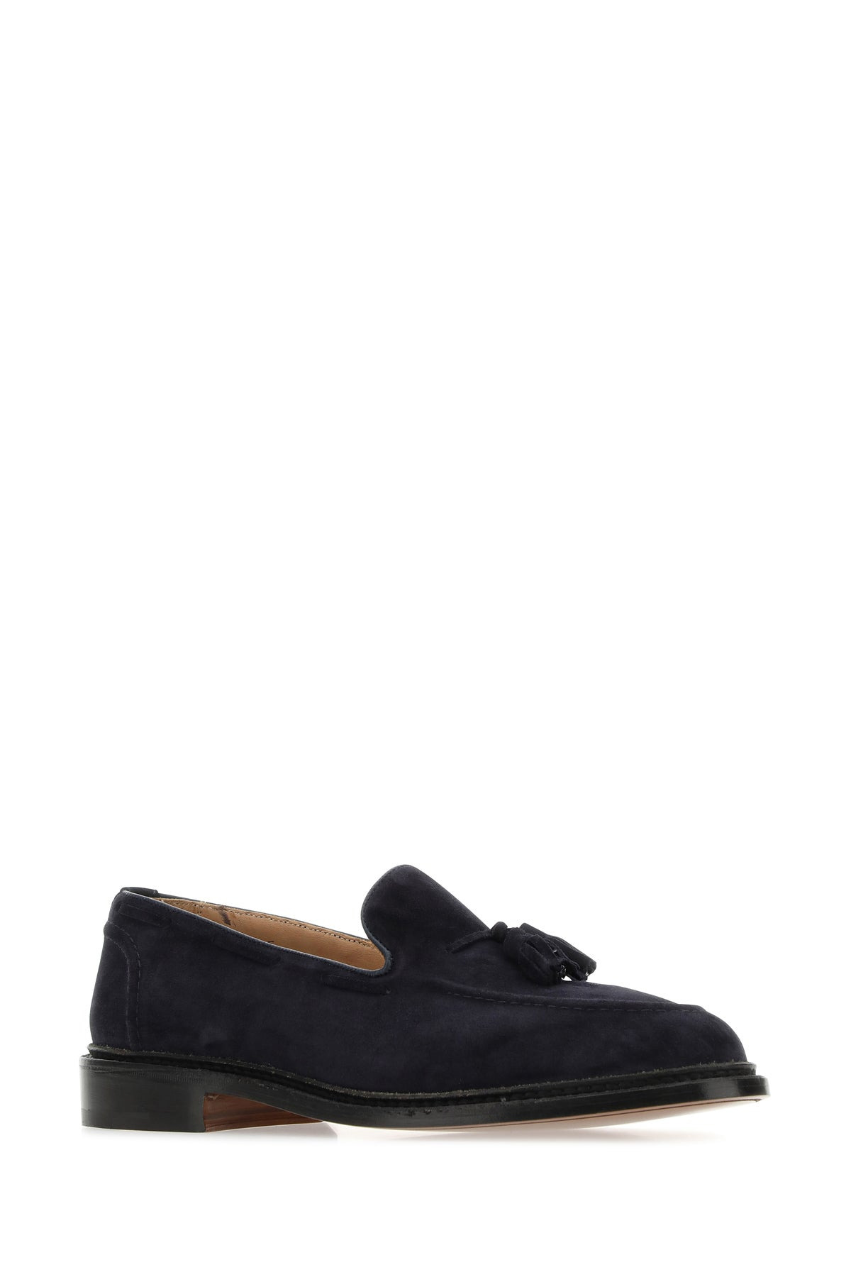Navy blue suede Elton loafers - 2