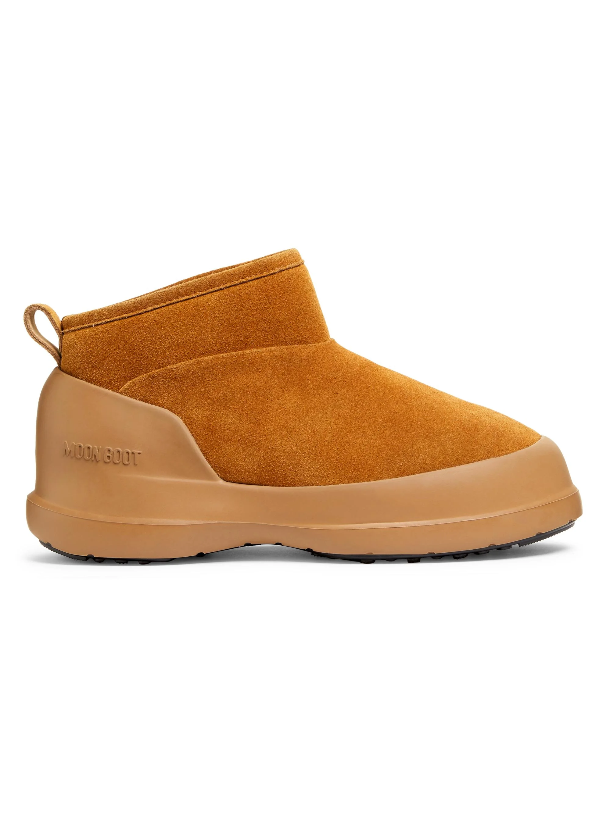 Unisex Luna Suede Boots - Cognac - 1