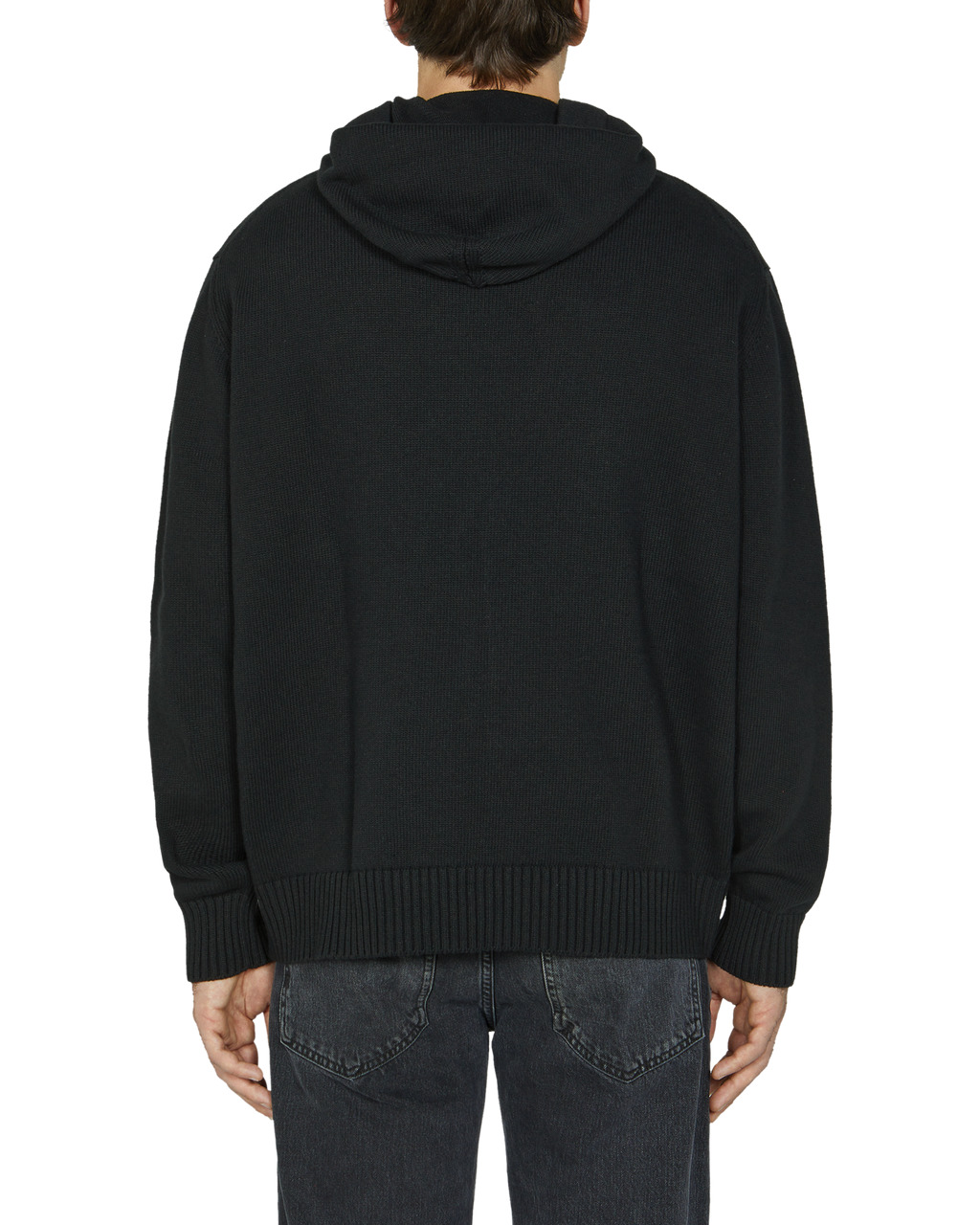 【1017 ALYX 9SM】BUCKLE COLLAR KNITTED HOODIE 1017 ALYX 9SM BUCKLE COLLAR KNITTED HOODIE | REVERSIBLE