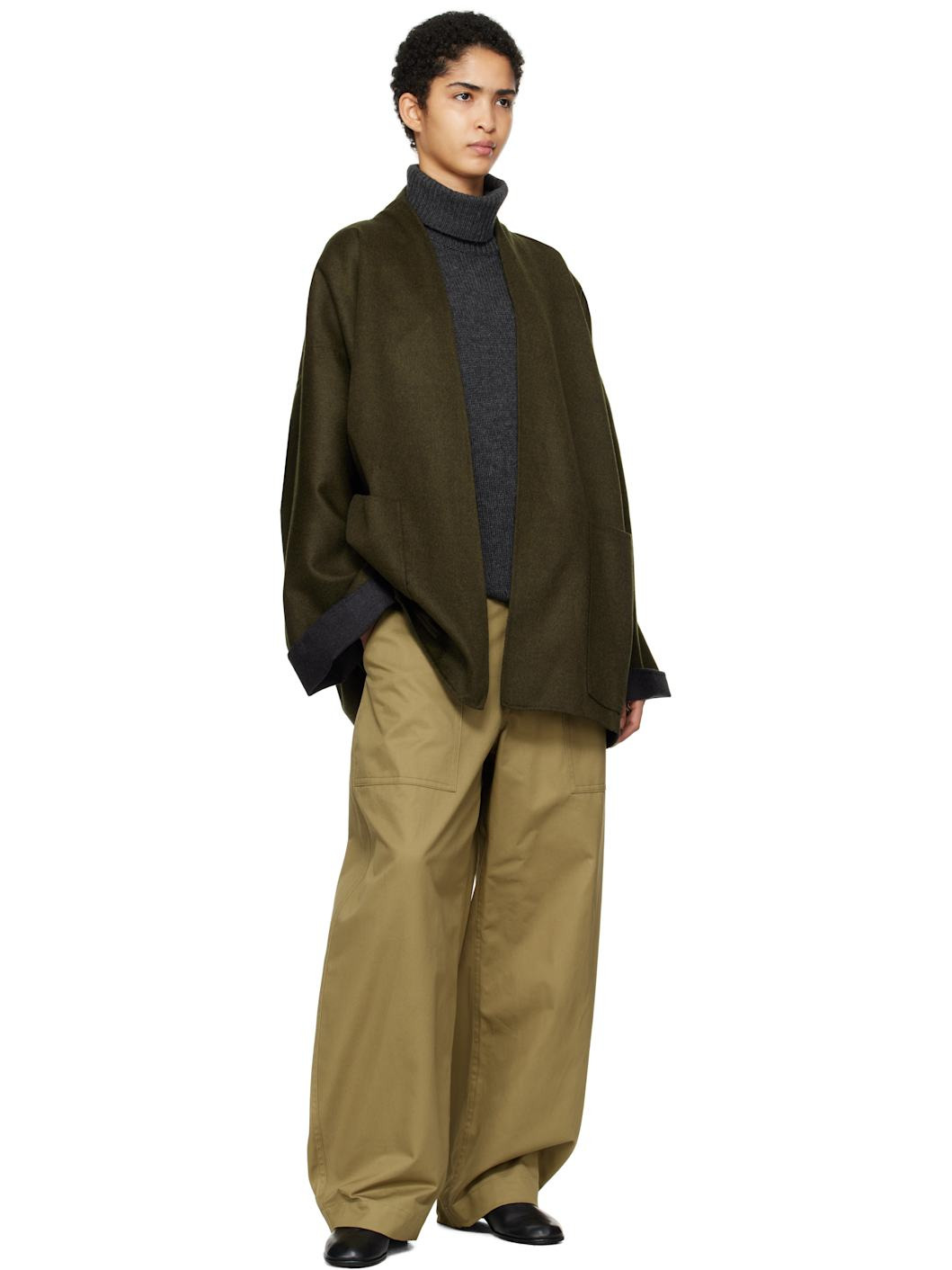 Khaki Chiba Reversible Jacket - 4