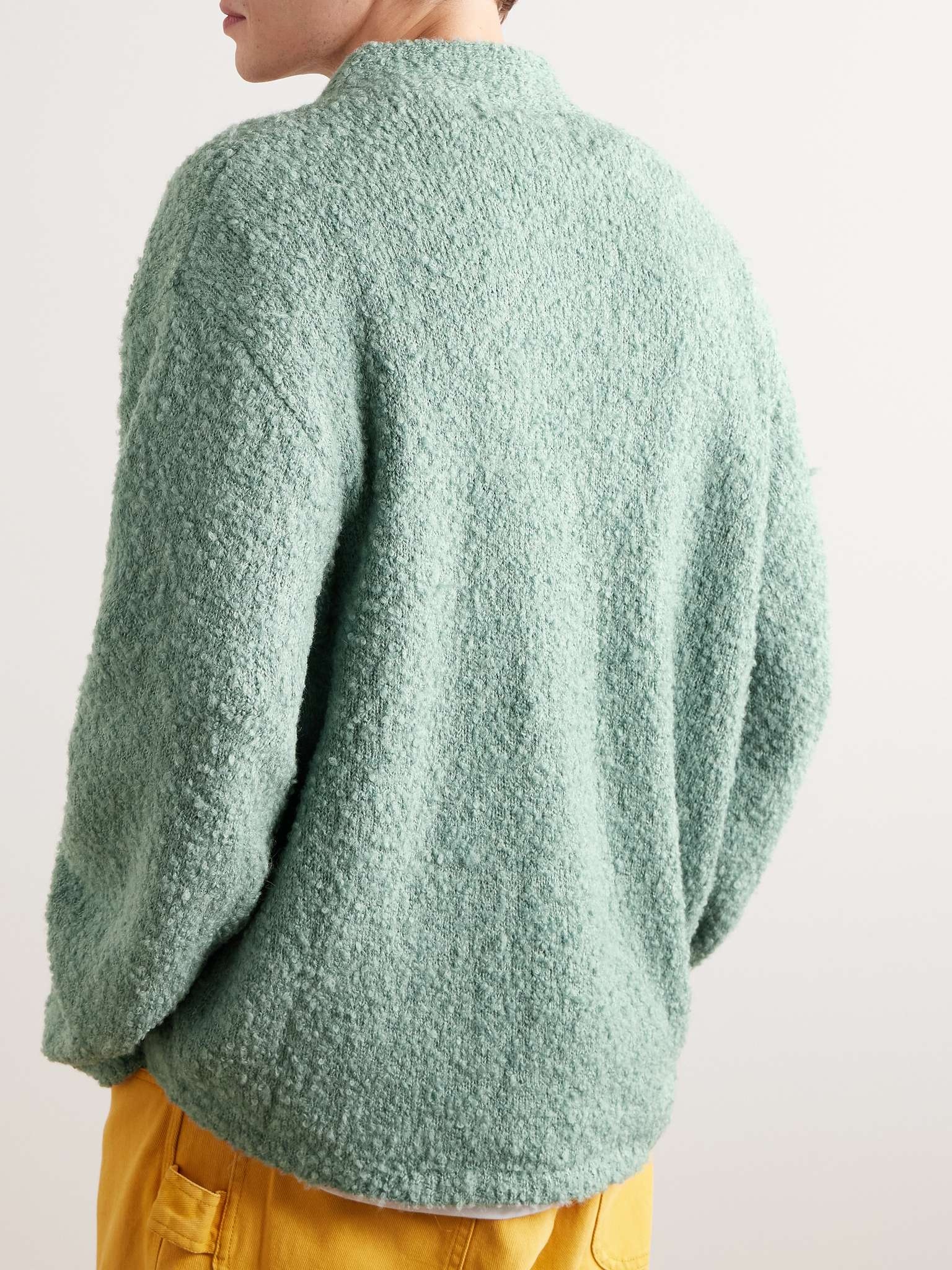 Oversized Cashmere, Alpaca and Silk-Blend Bouclé  Cardigan - 5