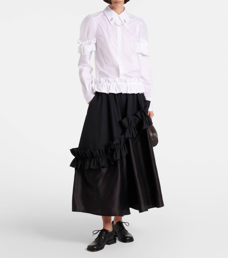 Noir Kei Ninomiya Sheer tulle top outlook
