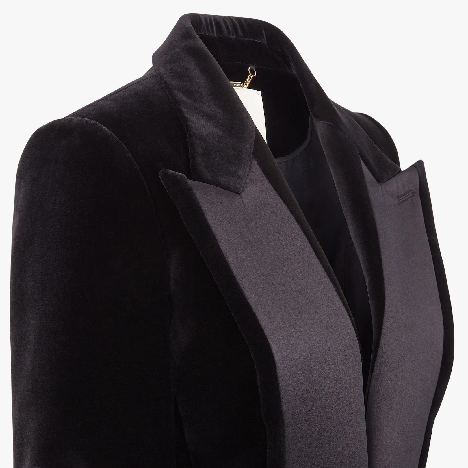 Black velvet jacket - 3