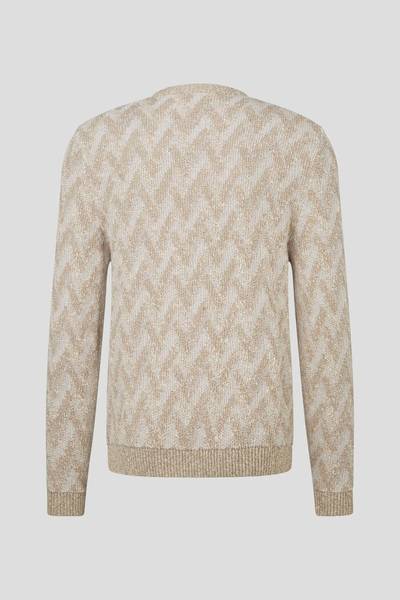 BOGNER Steven Knitted pullover in Beige outlook