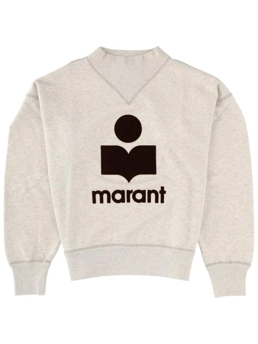 COTTON "MOBY" SWEATSHIRT WITH LOGO - 1