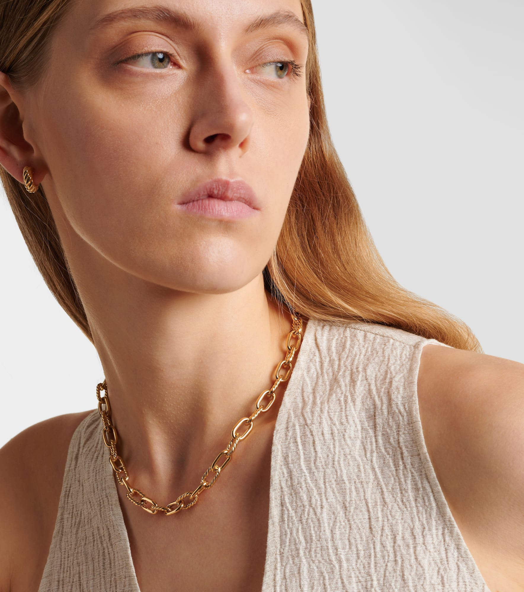 DY Madison® 18kt gold chain necklace - 2