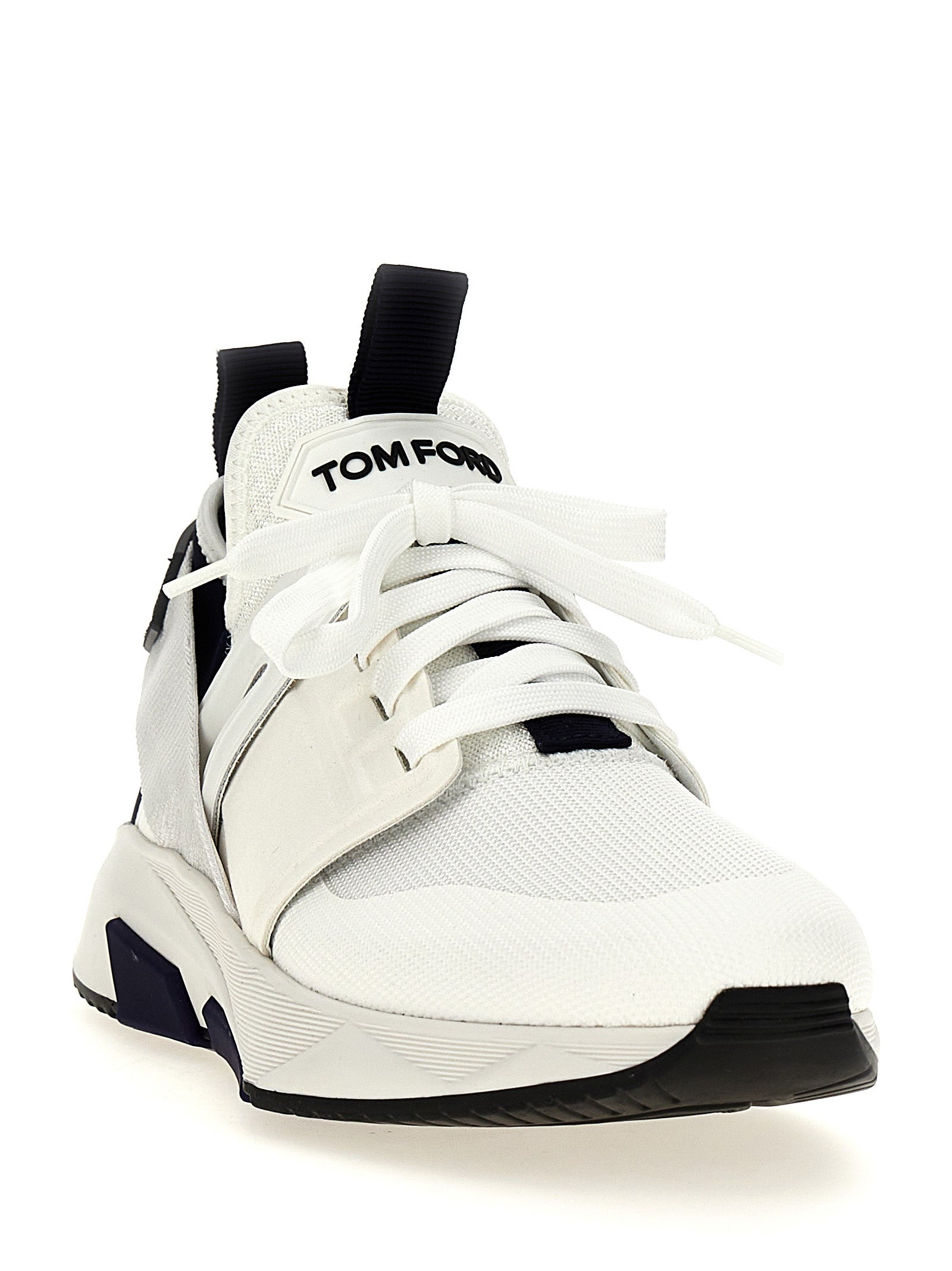 TOM FORD Jago Sneakers White/Black | wananluxury | REVERSIBLE
