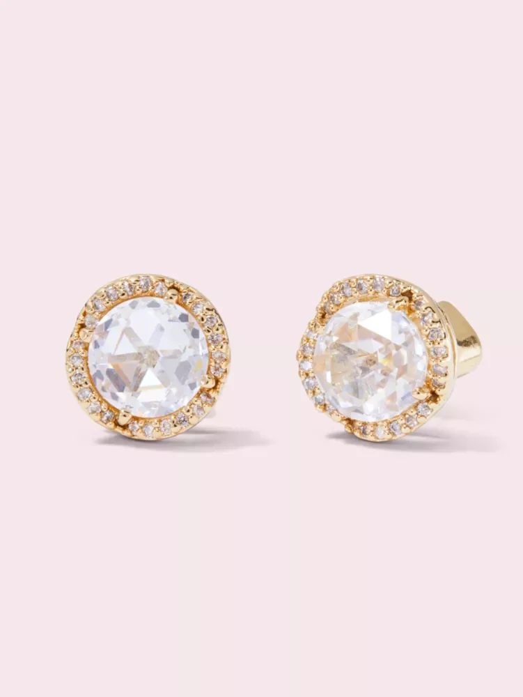 That Sparkle Pavé Round Large Studs - 1