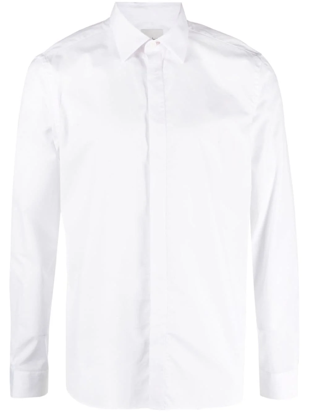 classic-collar cotton shirt - 1