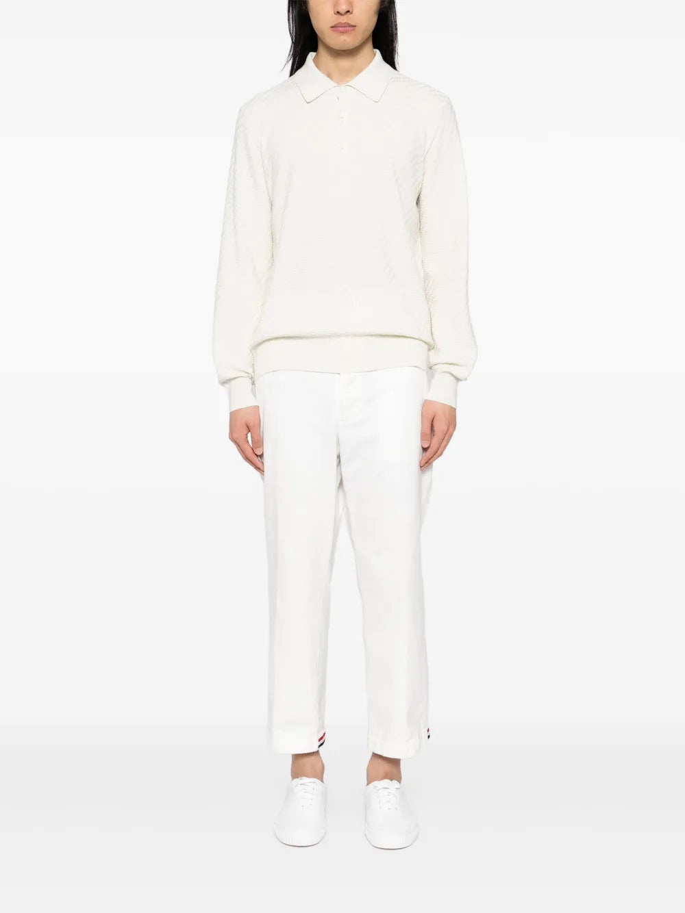 TRAMA-WEAVE POLO SHIRT - 2