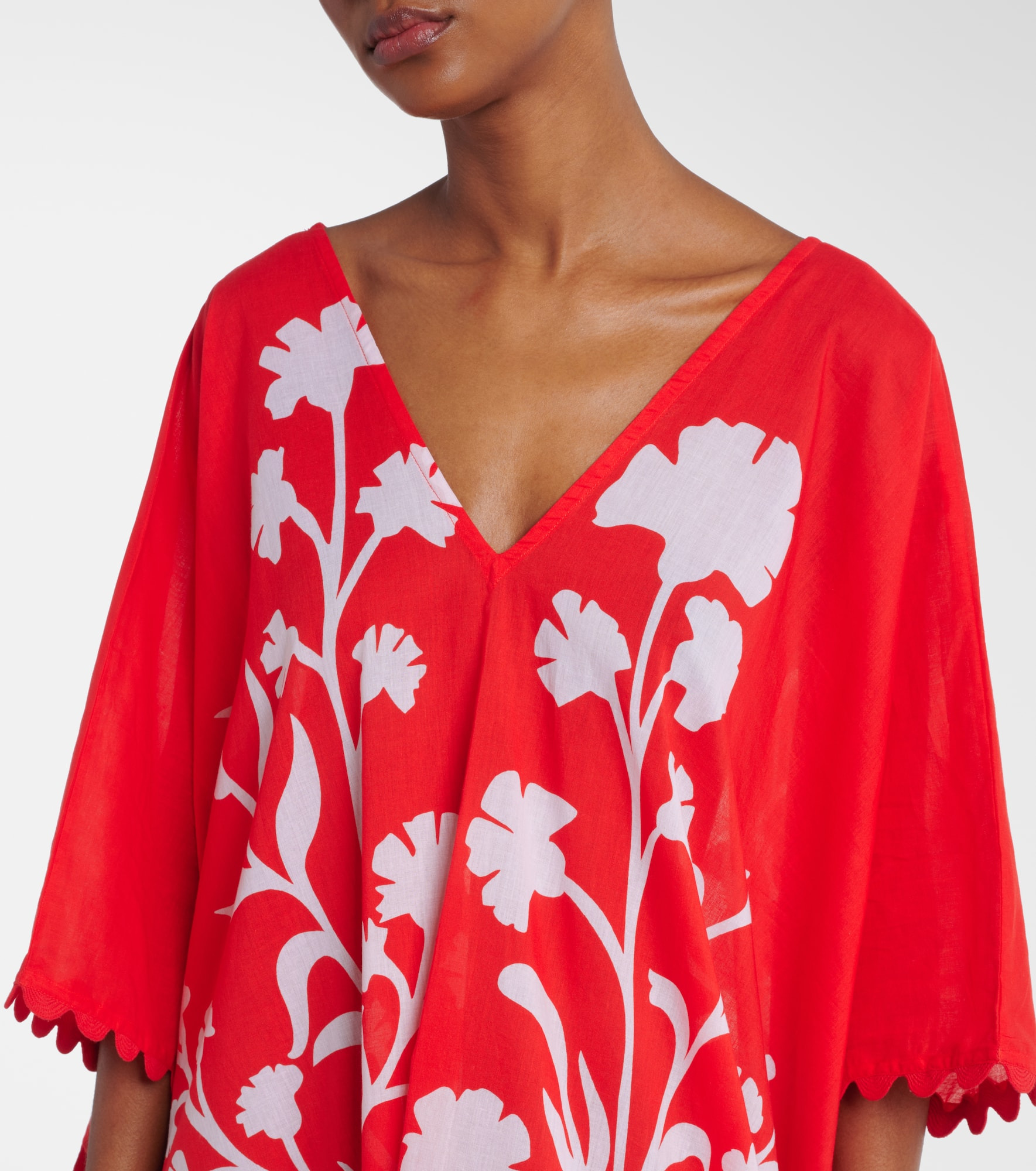 Printed cotton kaftan - 4