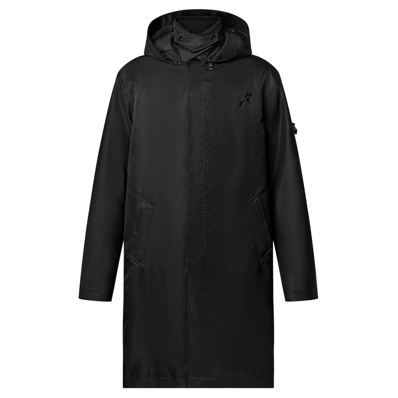 Nylon Hooded Raincoat 1