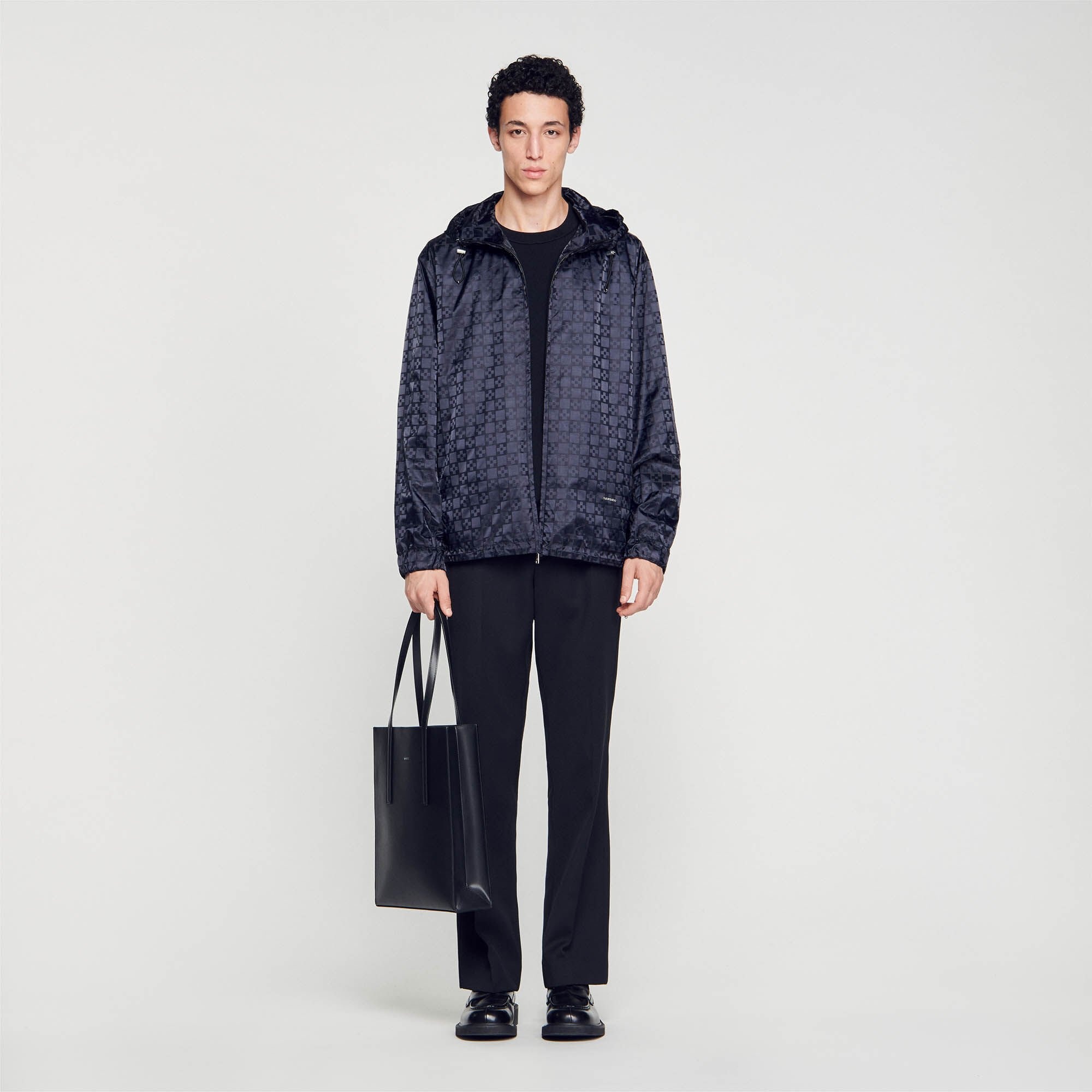 SQUARE CROSS NYLON JACKET - 2