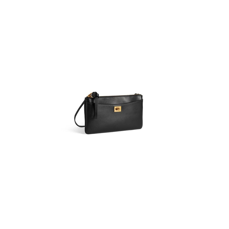 BALENCIAGA Women's Rodeo Phone Pouch in Black outlook