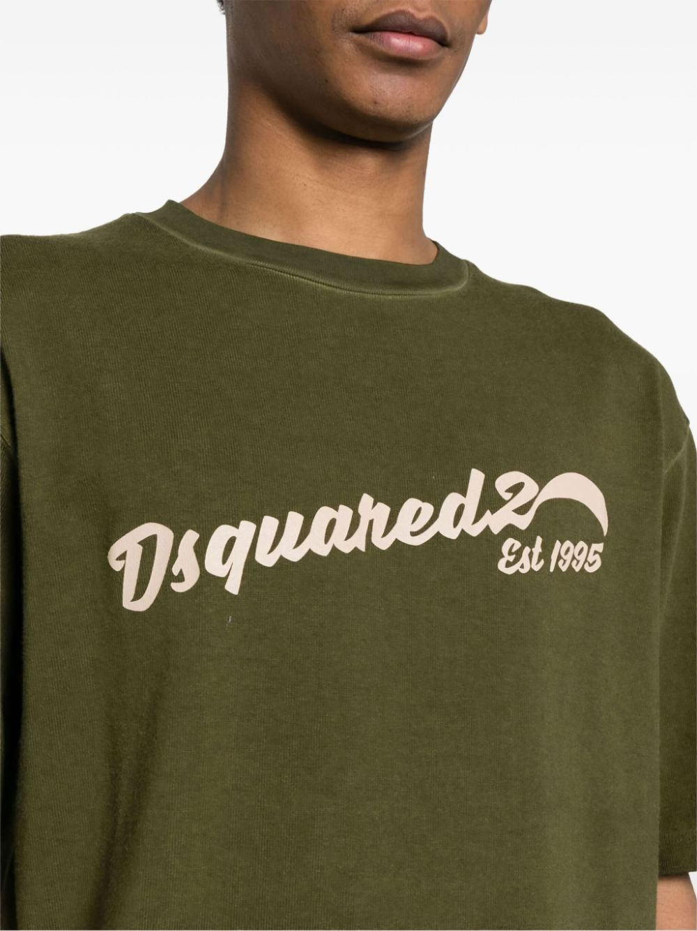 logo-embroidered T-shirt - 5
