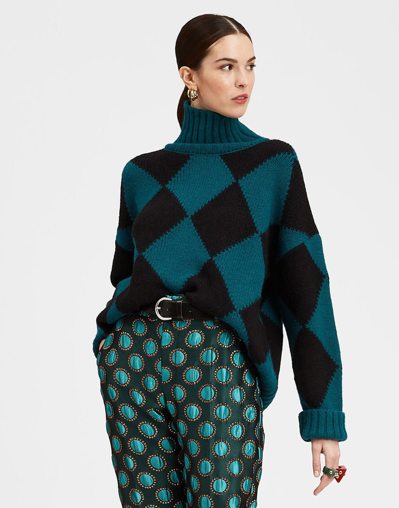 La DoubleJ Argyle Sweater outlook