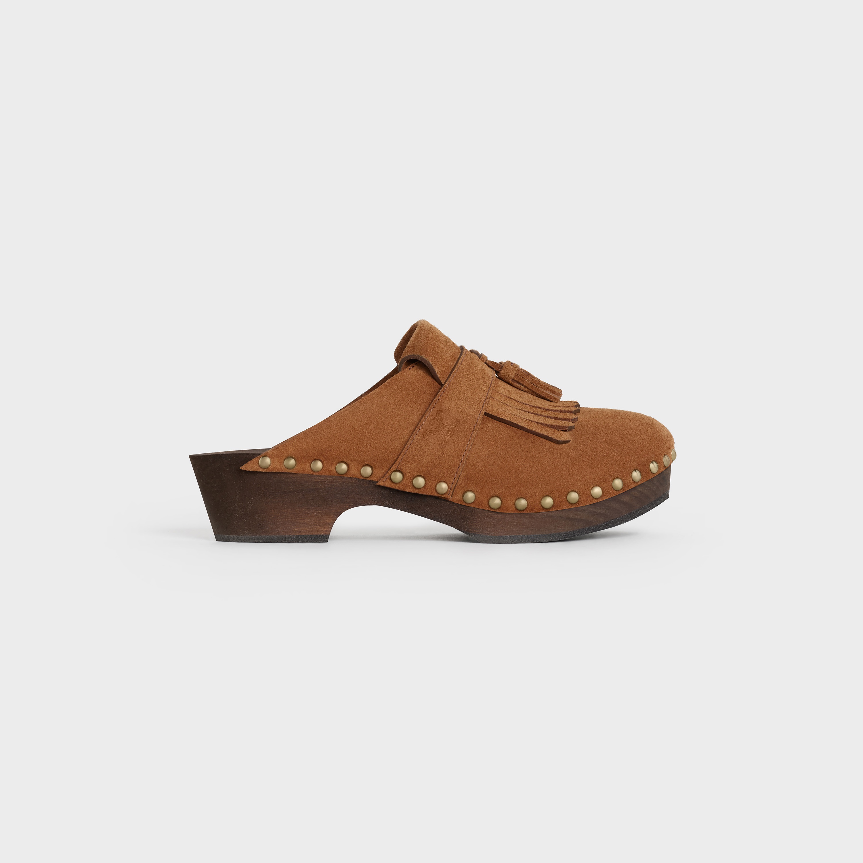 LES BOIS CELINE CLOG IN SUEDE CALFSKIN - 1